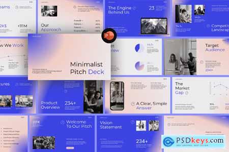 Clean Minimalist Pitch Deck