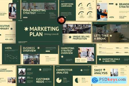 Minimalist Marketing Plan PowerPoint