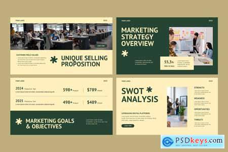 Minimalist Marketing Plan PowerPoint