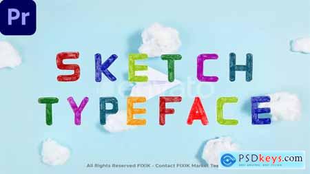 Sketch Animated Typeface MOGRT 59752754