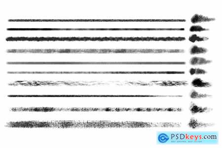 10 Pastel Brushes Procreate