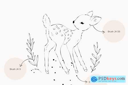 Ink Brushes for Adobe Illustrator
