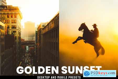 Golden Sunset - Desktop and Mobile Presets