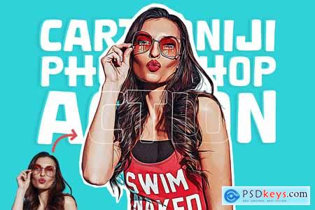 CartooNiji Photoshop Action