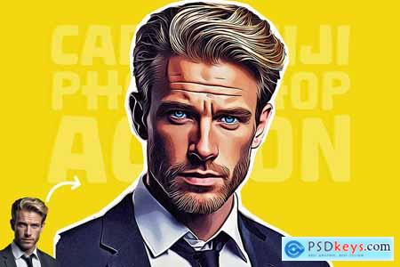 CartooNiji Photoshop Action