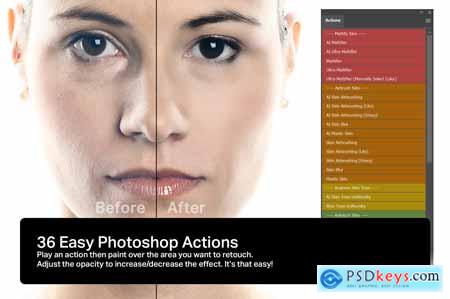 Skin Retouching Actions