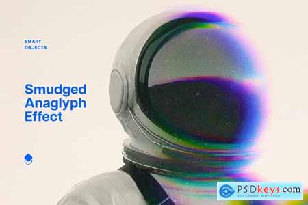 Smudged Anaglyph Effect