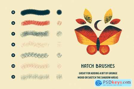 Shader Brushes for Illustrator
