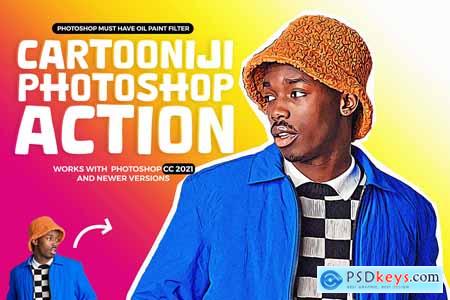 CartooNiji Photoshop Action