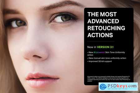 Skin Retouching Actions