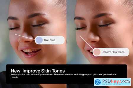 Skin Retouching Actions