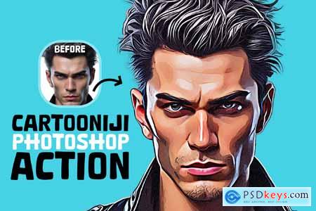 CartooNiji Photoshop Action