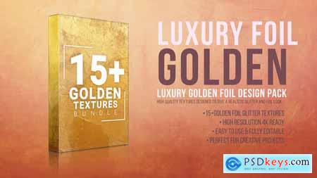Luxury Golden Foil Glitter Textures Collection  Elegant Metallic Overlays Pack 59795779