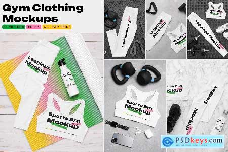 Gym Clothing Mockups