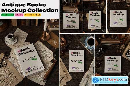 Antique Books Mockup Collection