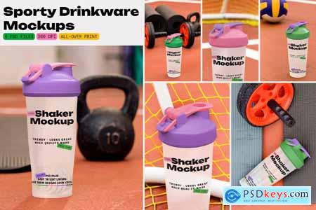 Sporty Drinkware Mockups