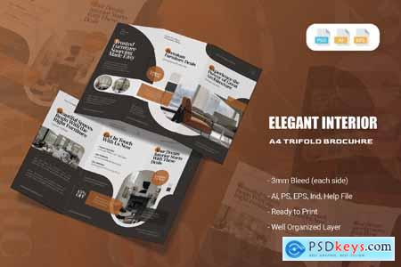 Elegant Interior - Trifold Brochure