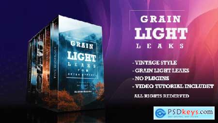 Grain Film & Light Leaks Transition And Video Effect 59809696