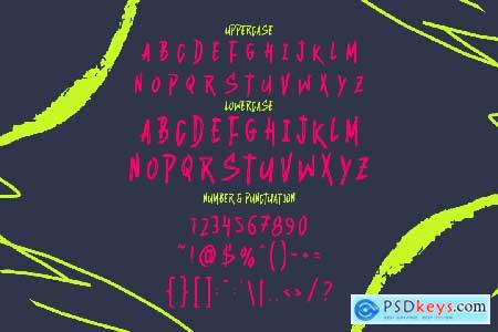 Flowbrush Brush Font