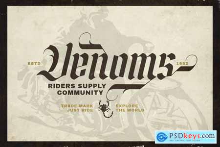 Silent Black - Stylish Blackletter
