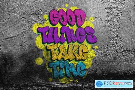 Power Blank - Layered Graffiti Font