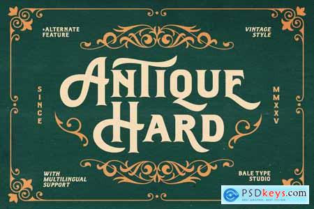 Antique Hard - Bold Vintage Font