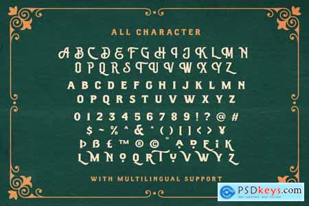 Antique Hard - Bold Vintage Font
