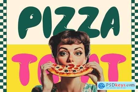 Glooma Display Bubble Font