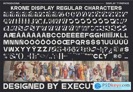 Krone - Experimental Font