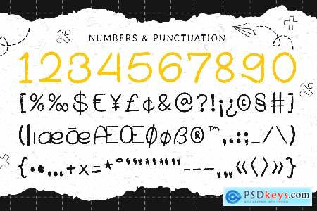 Boardly - Rough Handwritten Chalk Font