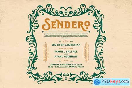 Antique Hard - Bold Vintage Font