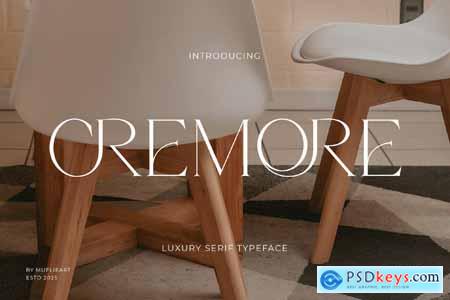 Cremore - Serif Typeface