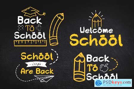 Boardly - Rough Handwritten Chalk Font