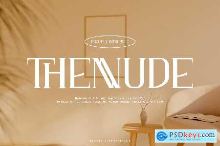 Thennude - Minimal Serif Font