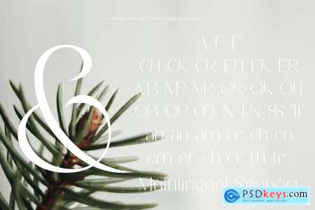 Cremore - Serif Typeface