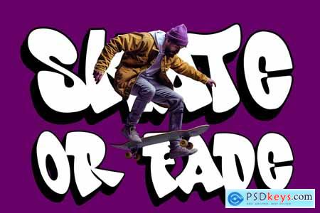 Power Blank - Layered Graffiti Font