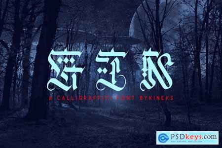 Gin Calligraffiti Typeface Gin Calligraffiti Typeface