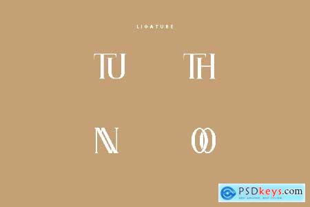 Thennude - Minimal Serif Font