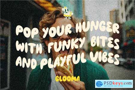 Glooma Display Bubble Font