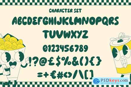 Glooma Display Bubble Font