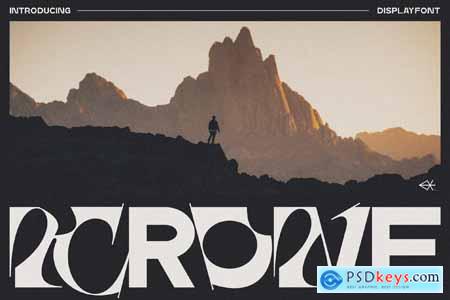 Krone - Experimental Font