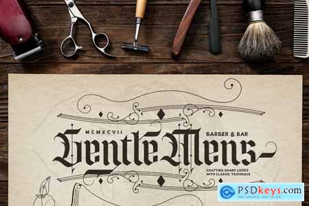 Silent Black - Stylish Blackletter