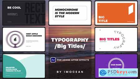 Typography Big Titles 59045012