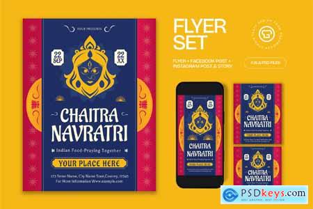 Chaitra Navratri Flyer SVVA5J8