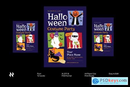 Halloween Costume Party Flyer