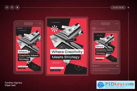 Creative Agency  Flyer & Instagram Set