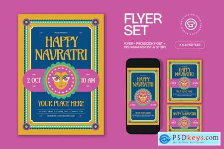 Chaitra Navratri Flyer XHN782B