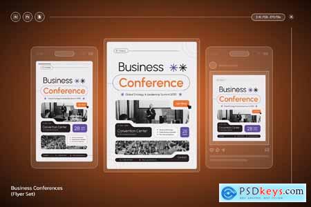 Business Conferences  Flyer & Instagram Set