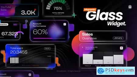 Infographic Glass Widget 59843876