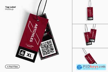 Tag Label Mockup
